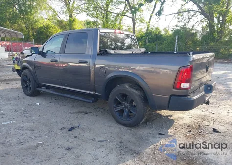 2021 Ram 1500 Classic Warlock 4X2 5'7 Box из США, поврежденный, VIN 1C6RR6LG5MS508684